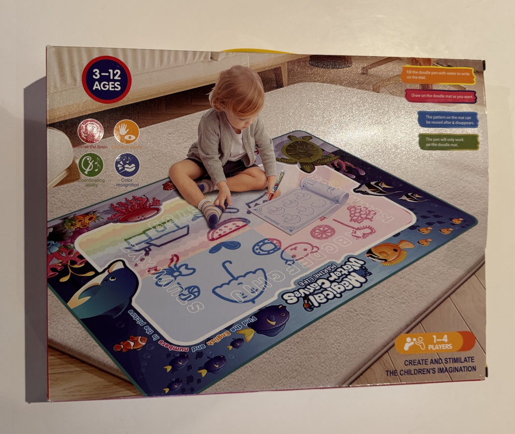 Mess-Free Water Drawing Mat – 150 × 100cm